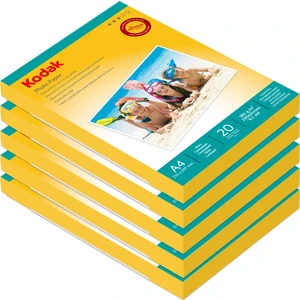 180 Gr/m2 20X30-A4 Parlak Fotoğraf Kağıdı 20'li 5 Paket - 100 Adet