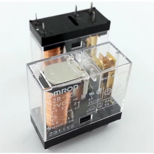 12Volt 10Amper Şeffaf Tek Kontak Röle 5 Pin
