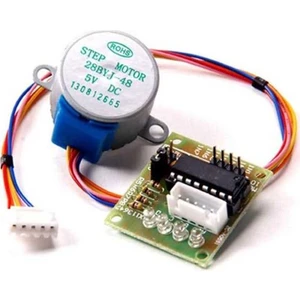 28 Byj-48 Redüktörlü Step Motor Ve Uln2003A Step Motor Sürücü Kartı