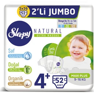 Bebek Bezi Jumbo 4 + Beden 52 adet