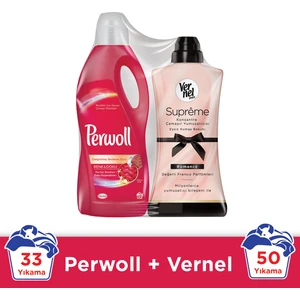 Color 2 lt Sıvı Çamaşır Deterjanı + Vernel Romance 1200 ml Yumuşatıcı