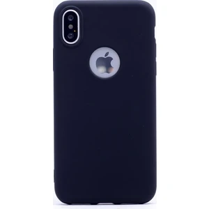 Tekno Grup Apple iPhone X Ultra İnce Mat Silikon - Siyah