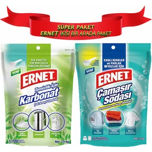 Temizlik Için Karbonat 1.5 kg + Ernet Çamaşır Sodası 2 kg