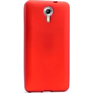 Tekno Grup General Mobile 5 Mat Premium Silikon Kılıf - Bordo + Cam Ekran Koruyucu