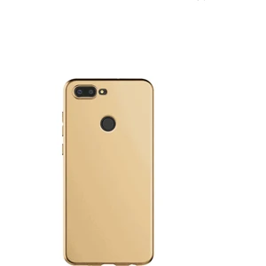 Tekno Grup General Mobile Gm 9 Pro Mat Premium Silikon Kılıf - Gold + Cam Ekran Koruyucu