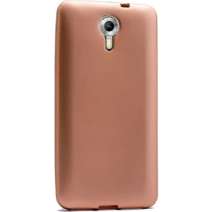 Tekno Grup General Mobile One 4G Mat Premium Silikon Kılıf - Gold