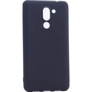 Tekno Grup Huawei Gr5 2017 Mat Premium Silikon Kılıf - Siyah + Cam Ekran Koruyucu