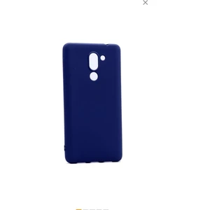 Tekno Grup Huawei Gr5 Mat Premium Silikon Kılıf - Lacivert + Cam Ekran Koruyucu