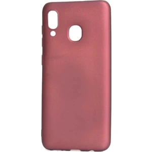 Tekno Grup Huawei Honor 8C Kılıf Mat Premium Silikon Kılıf - Bordo + Cam Ekran Koruyucu