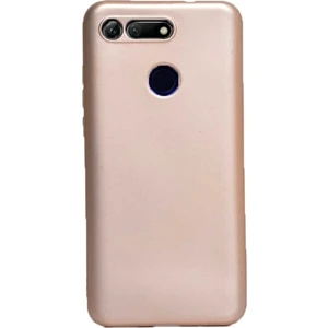 Tekno Grup Huawei Honor View 20 Kılıf Mat Premium Silikon Kılıf - Rose + Cam Ekran Koruyucu