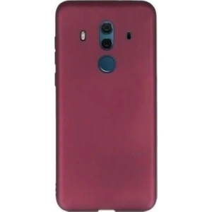 Tekno Grup Huawei Mate 10 Pro Mat Premium Silikon Kılıf - Bordo