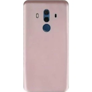 Tekno Grup Huawei Mate 10 Pro Mat Premium Silikon Kılıf - Rose + Cam Ekran Koruyucu