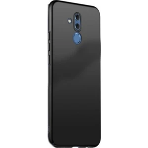 Tekno Grup Huawei Mate 20 Lite Mat Premium Silikon Kılıf - Siyah + Tam Kaplayan 6D Nano Ekran Koruyucu