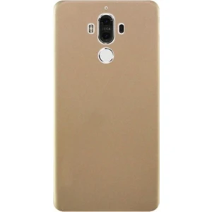 Tekno Grup Huawei Mate 9 Mat Premium Silikon Kılıf - Gold + Nano Ekran Koruyucu