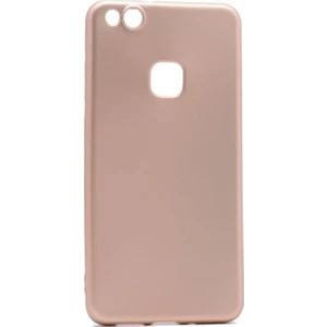 Tekno Grup Huawei P10 Lite Mat Premium Silikon Kılıf - Gold + Cam Ekran Koruyucu