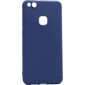 Tekno Grup Huawei P10 Lite Mat Premium Silikon Kılıf - Lacivert + Cam Ekran Koruyucu