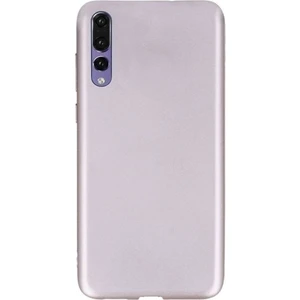 Tekno Grup Huawei P20 Pro Mat Premium Silikon Kılıf - Rose + Cam Ekran Koruyucu
