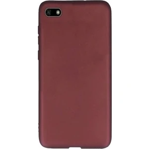 Tekno Grup Huawei Y5 2018 Kılıf Mat Premium Silikon Kılıf - Bordo