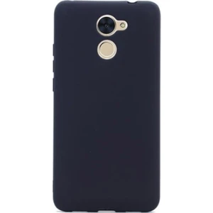 Tekno Grup Huawei Y7 Prime Mat Premium Silikon Kılıf - Siyah