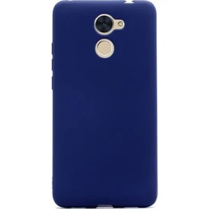 Tekno Grup Huawei Y7 Prime Mat Premium Silikon Kılıf - Lacivert