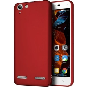 Tekno Grup Lenovo K5 Mat Premium Silikon Kılıf - Kırmızı + Nano Ekran Koruyucu
