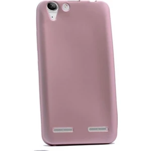 Tekno Grup Lenovo K5 Mat Premium Silikon Kılıf - Rose + Nano Ekran Koruyucu