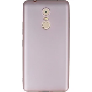 Tekno Grup Lenovo K6 Note Mat Premium Silikon Kılıf - Rose + Cam Ekran Koruyucu