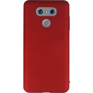 Tekno Grup LG G6 Mat Peremium Silikon Kılıf - Kırmızı