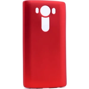 Tekno Grup LG V10 Mat Peremium Silikon Kılıf - Kırmızı