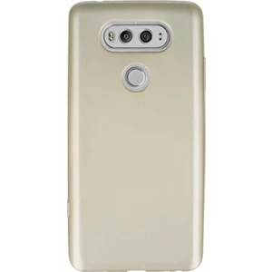 Tekno Grup LG V20 Mat Peremium Silikon Kılıf - Gold + Cam Ekran Koruyucu