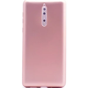 Tekno Grup Nokia 8 Mat Premium Silikon Kılıf - Rose