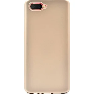 Tekno Grup Oppo RX17 Neo Kılıf Mat Premium Silikon Kılıf - Gold