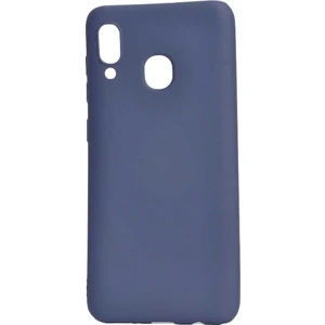 Tekno Grup Samsung Galaxy A20E Kılıf Mat Premium Silikon Kılıf - Lacivert