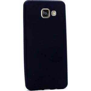 Tekno Grup Samsung Galaxy A7 2016 Mat Premium Silikon Kılıf - Siyah + Cam Ekran Koruyucu