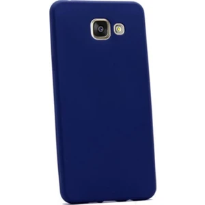 Tekno Grup Samsung Galaxy A7 2016 Mat Premium Silikon Kılıf - Lacivert + Cam Ekran Koruyucu