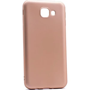 Tekno Grup Samsung Galaxy A8 2016 Mat Premium Silikon Kılıf - Gold
