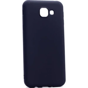 Tekno Grup Samsung Galaxy A8 2016 Mat Premium Silikon Kılıf - Siyah + Cam Ekran Koruyucu