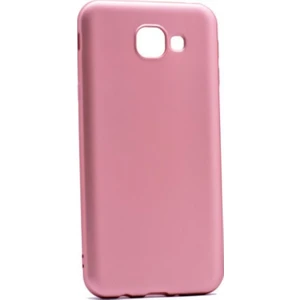Tekno Grup Samsung Galaxy A8 2016 Mat Premium Silikon Kılıf - Rose + Cam Ekran Koruyucu