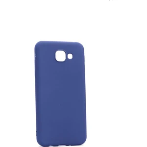 Tekno Grup Samsung Galaxy A8 2016 Mat Premium Silikon Kılıf - Lacivert + Cam Ekran Koruyucu