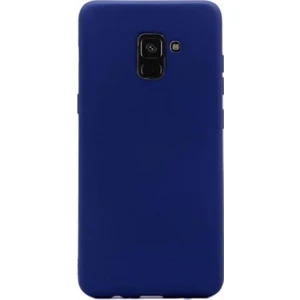 Tekno Grup Samsung Galaxy A8 2018 Mat Premium Silikon Kılıf - Lacivert