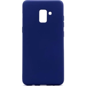 Tekno Grup Samsung Galaxy A8 Plus Mat Premium Silikon Kılıf - Lacivert