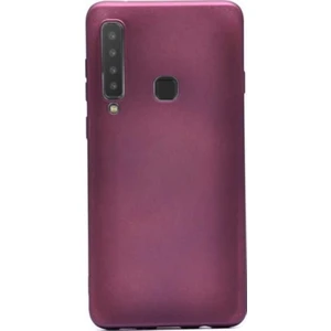 Tekno Grup Samsung Galaxy A9 2018 Mat Premium Silikon Kılıf - Bordo + Cam Ekran Koruyucu