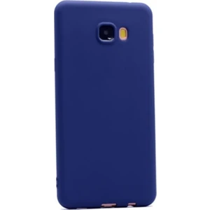 Tekno Grup Samsung Galaxy C5 Mat Premium Silikon Kılıf - Lacivert