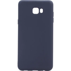 Tekno Grup Samsung Galaxy C9 Pro Mat Premium Silikon Kılıf - Siyah