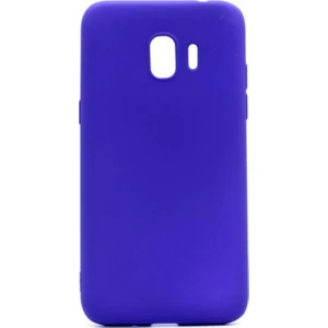 Tekno Grup Samsung Galaxy Grand Prime Pro Mat Premium Silikon Kılıf - Lacivert + Cam Ekran Koruyucu