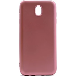 Tekno Grup Samsung Galaxy J3 Pro Mat Premium Silikon Kılıf - Rose + Cam Ekran Koruyucu