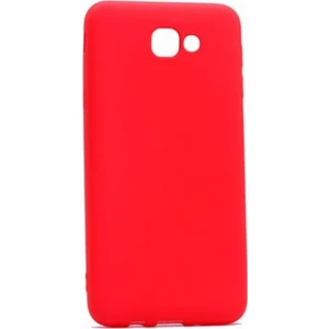 Tekno Grup Samsung Galaxy J4 Core Mat Premium Silikon - Kırmızı