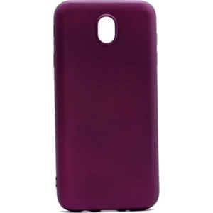 Tekno Grup Samsung Galaxy J5 2016 Mat Premium Silikon Kılıf - Bordo + Cam Ekran Koruyucu