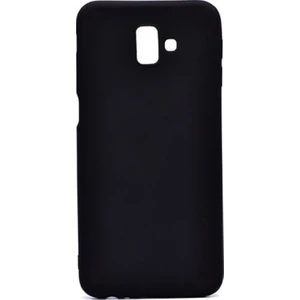 Tekno Grup Samsung Galaxy J6 Plus Mat Premium Silikon Kılıf - Siyah