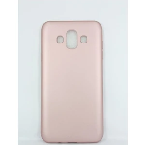 Tekno Grup Samsung Galaxy J7 Duo Mat Premium Silikon Kılıf - Rose + Cam Ekran Koruyucu